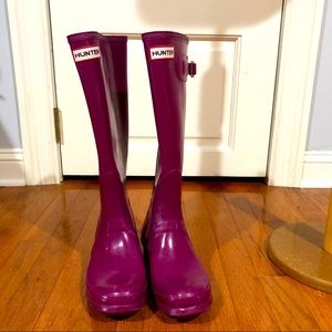 Hunter Original tall boots size 7
